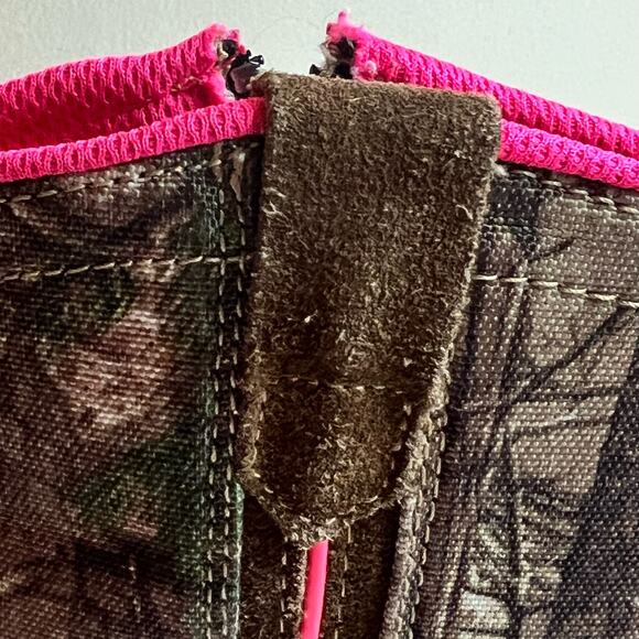 Game Winner Leather Outdoor Woodland Girl's Side Zippered Boots Shoes Size 13B - Picture 7 of 14